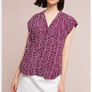 Anthropologie Maeve Raffine blouse